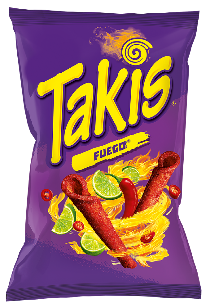 Takis Fuego Chips - 100g (Case of 18) - Quecan