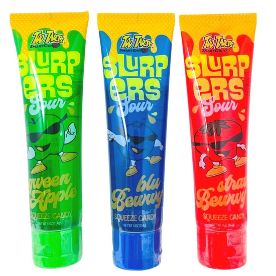Too Tarts Slurpers Sour Squeeze Candy (Pack of 12) - Quecan