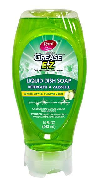 Pure E-Z Liquid Dish Soap Green Apple (443mL)