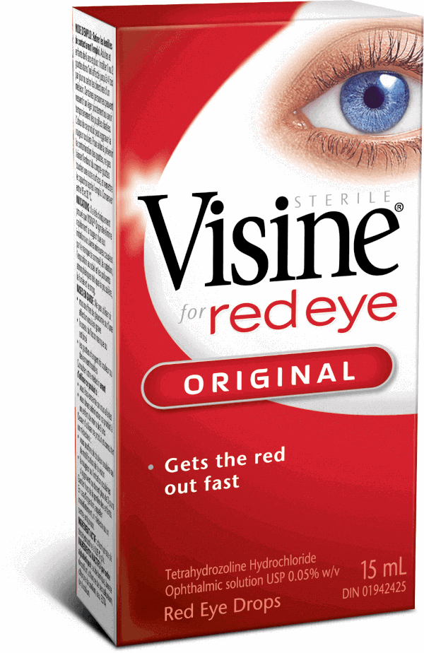 Visine Original Red Eye Eye Drops ( 15ml Pack of 6 )