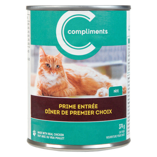 Compliments Canned Wet Paté Cat Food (374g)