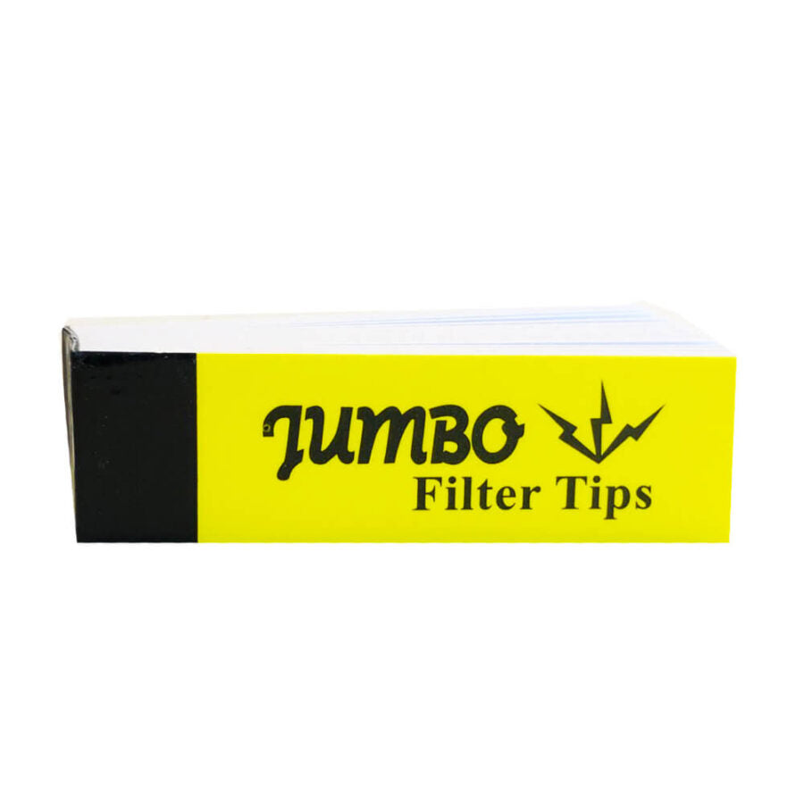Jumbo Bleached Filter Tips Mellow Yellow (100pcs/display) - Quecan