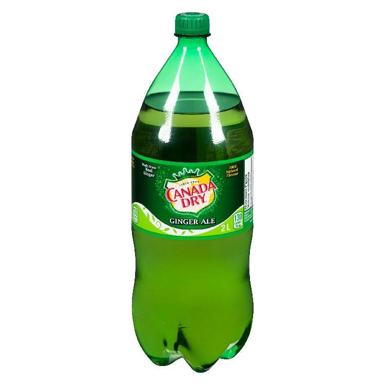 Canada Dry Ginger Ale - Soft Drink (8 x 2L) (Can Dep) - Quecan