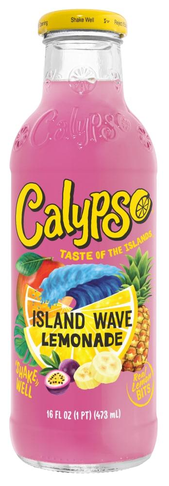 Calypso Lemonade -   Island Wave (12 x 473ml) - Quecan