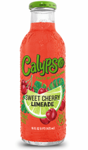 Calypso Lemonade -   Sweet Cherry Lemonade (12 x 473ml) - Quecan