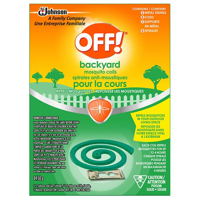 OFF! Backyard Mosquito Coils 84.56G - Quecan