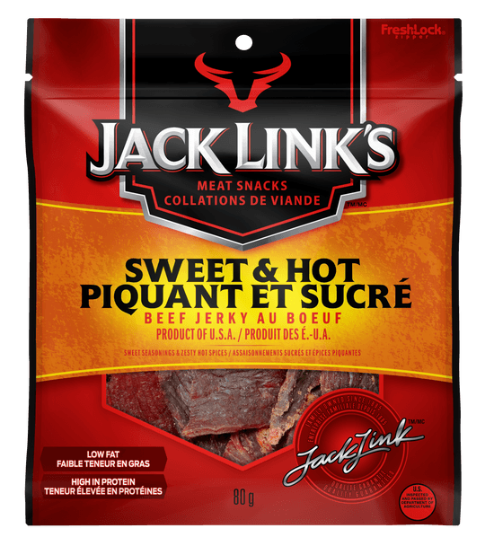 Jack Link's Beef Jerky - Sweet & Hot (80g) - Quecan
