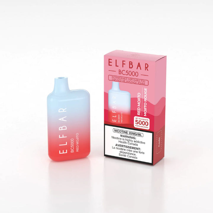 ELF BAR 5000 Puffs Disposable Device - (20mg/ml) (STAMPED) - Quecan