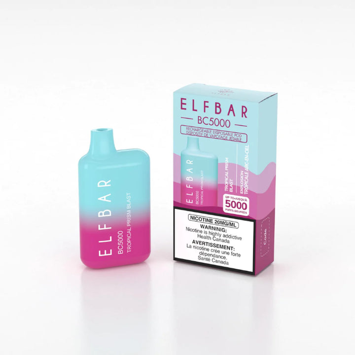 ELF BAR 5000 Puffs Disposable Device - (20mg/ml) (STAMPED) - Quecan