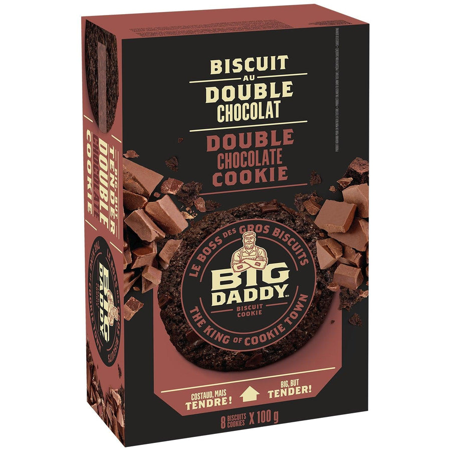 Big Daddy - Biscuit Cookie (8x100G) Double Chocolate Cookie - Quecan