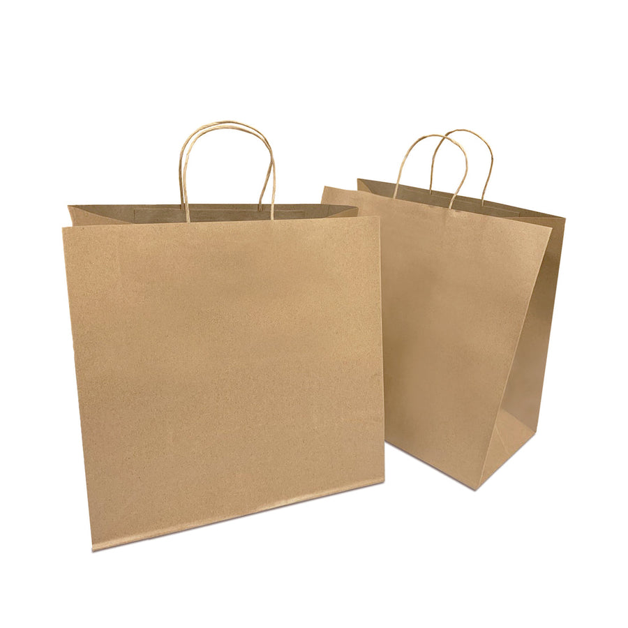 Frontenac Paper Bags (13"x7"x13") (250 Pcs) - Quecan