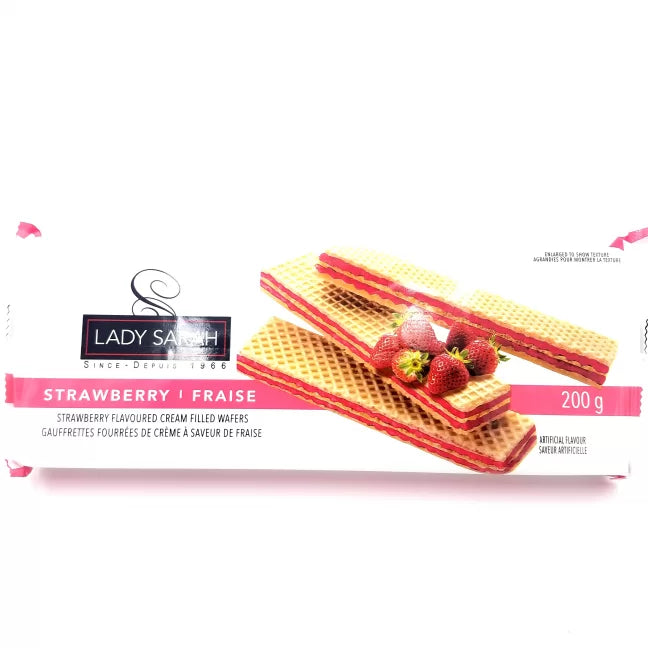 Lady Sarah Wafers - Strawberry (200g) - Quecan