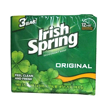 Irish Spring Soap (Pack of 3) Original - Quecan