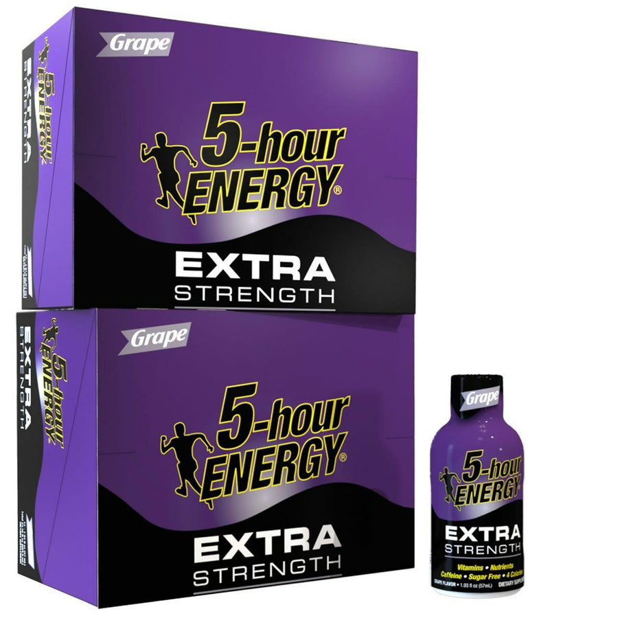 5-Hour Extra Strength Energy Drink -  Grape (12 x 57ml) - Quecan