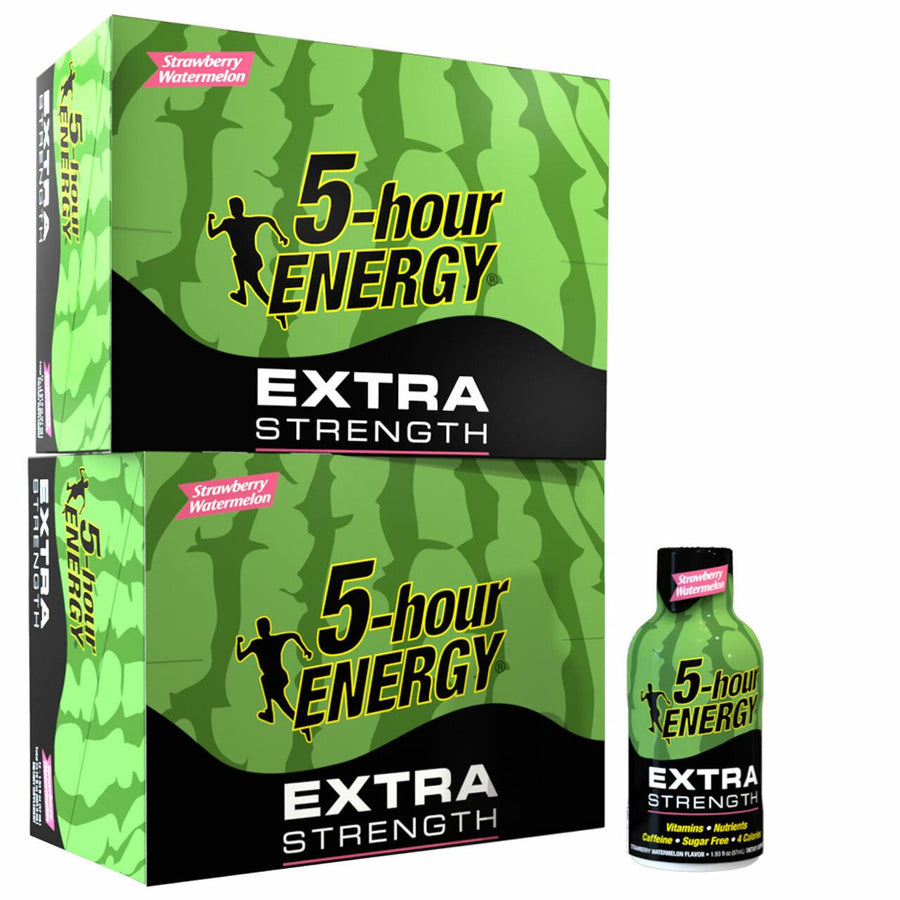 5-Hour Extra Strength Energy Drink -  Strawberry Watermelon (12 x 57ml) - Quecan