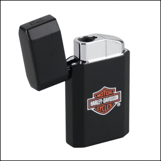 Ronson Jetlite Harley Davidson Lighters (Box of 12 Lighters) - Quecan