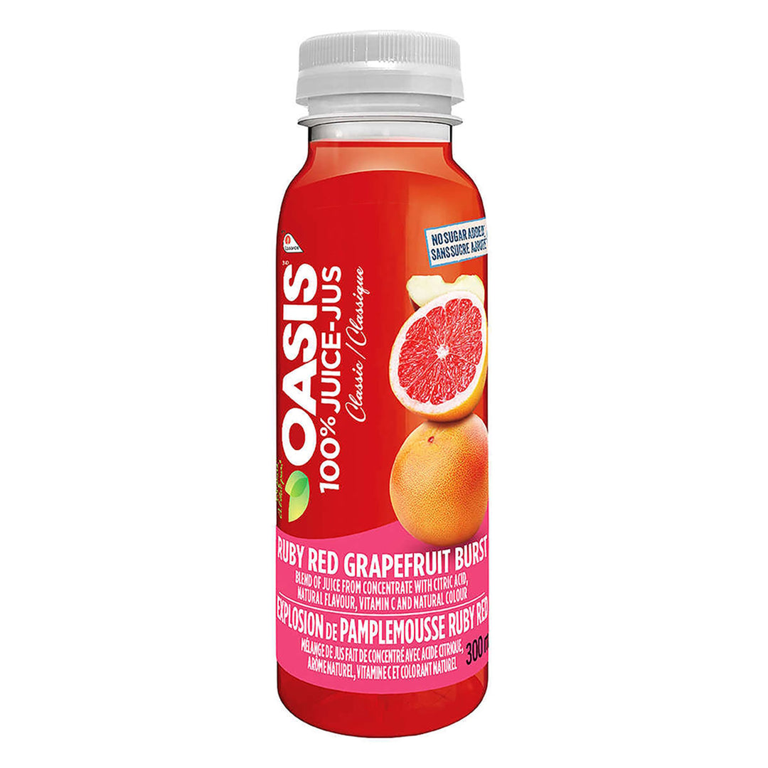 Oasis 100% Classic Juice - Ruby Red Grapefruit Burst (24 x 300ml) - Quecan