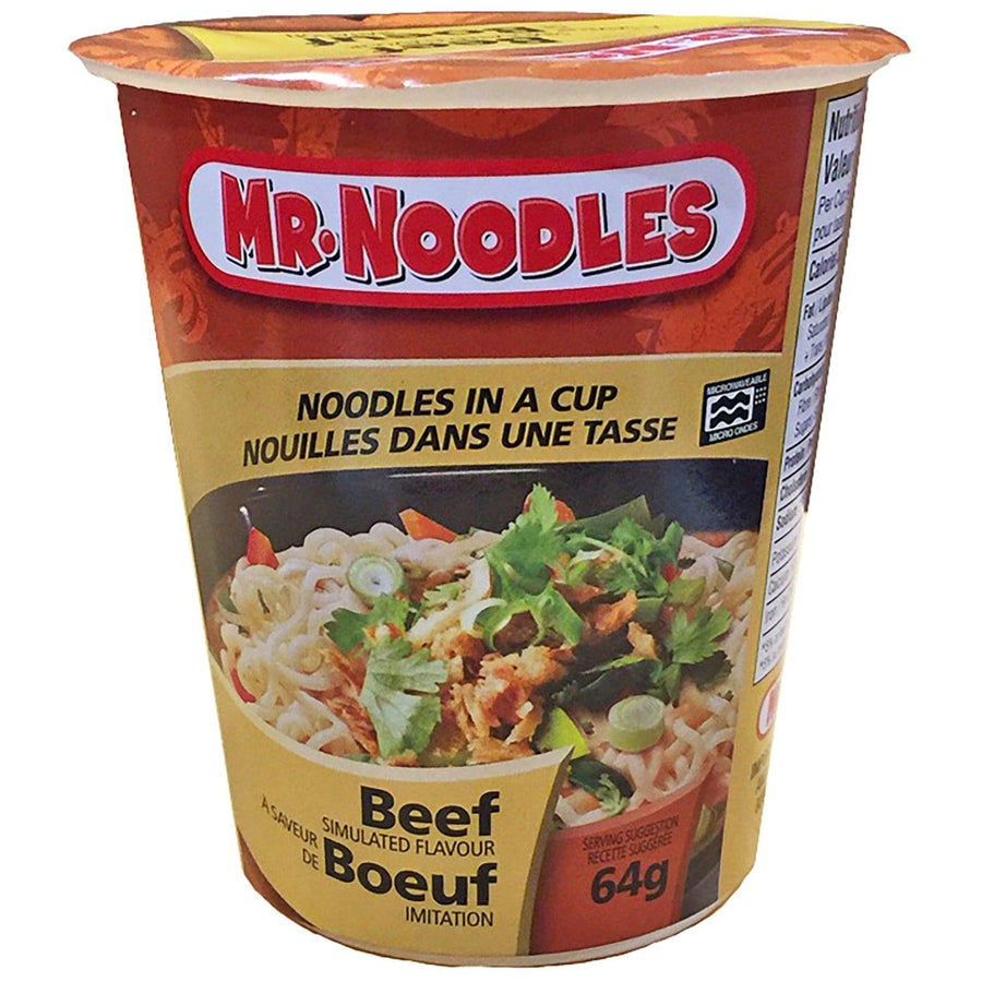 Mr. Noodles- Instant Noodles (12X64 g) Beef - Quecan