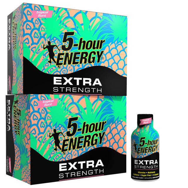 5-Hour Extra Strength Energy Drink -  Tropical Burst (12 x 57ml) - Quecan