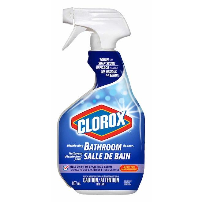 Clorox Disinfecting Bathroom Cleaner 887ml - Quecan