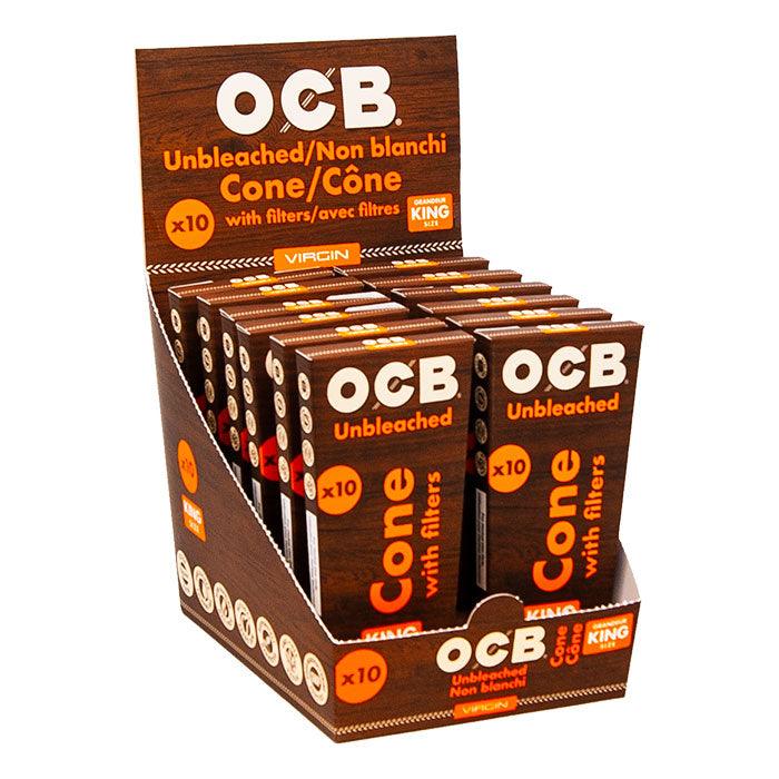 OCB - Unbleached King Size Cone (12 x 10) - Quecan