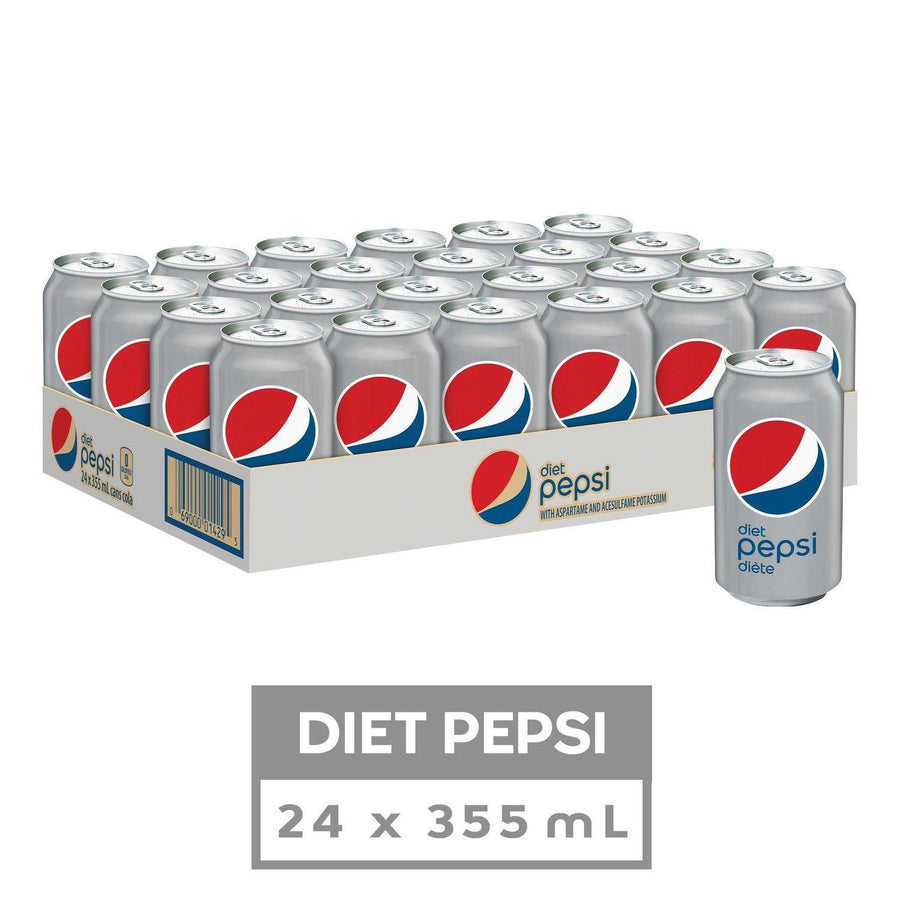 Pepsi Diet - Soft Drink (24 x 355ml) (Can Dep) - Quecan