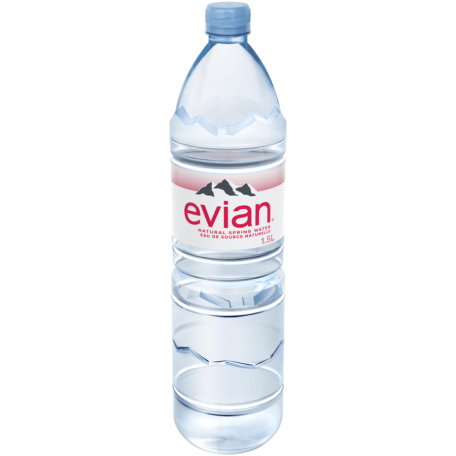 Evian Natural Spring Water (12 x 1.5L) - Quecan