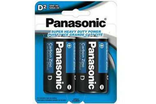 Panasonic D-2 - Batteries (Pack of 12) - Quecan