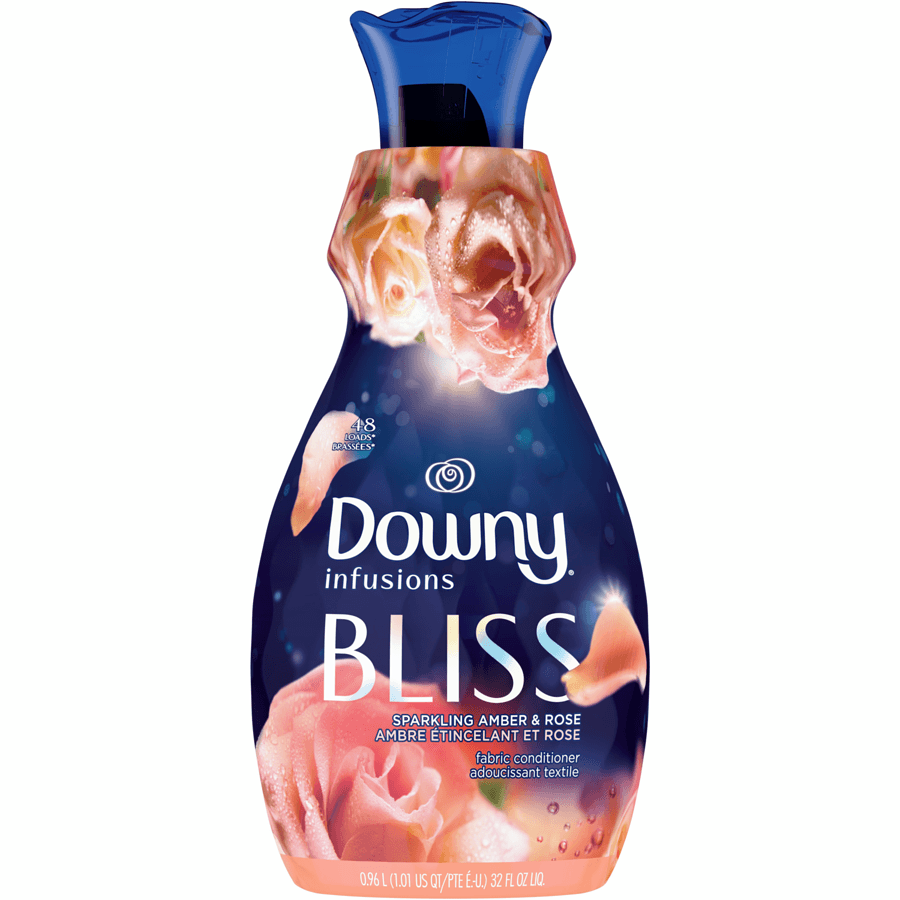 Downy Infusions Fabric Conditioner 0.96L Bliss Sparkling Amber & Rose - Quecan