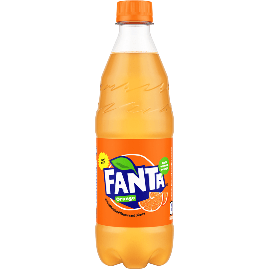 FANTA ORANGE - Soft Drink (24 x 500ml) (Can Dep) - Quecan