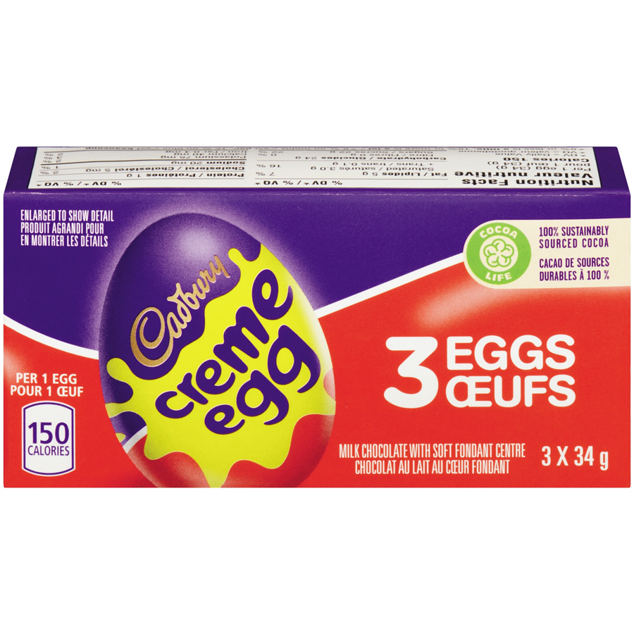 Cadbury Creme Egg (3x34gm) - Quecan