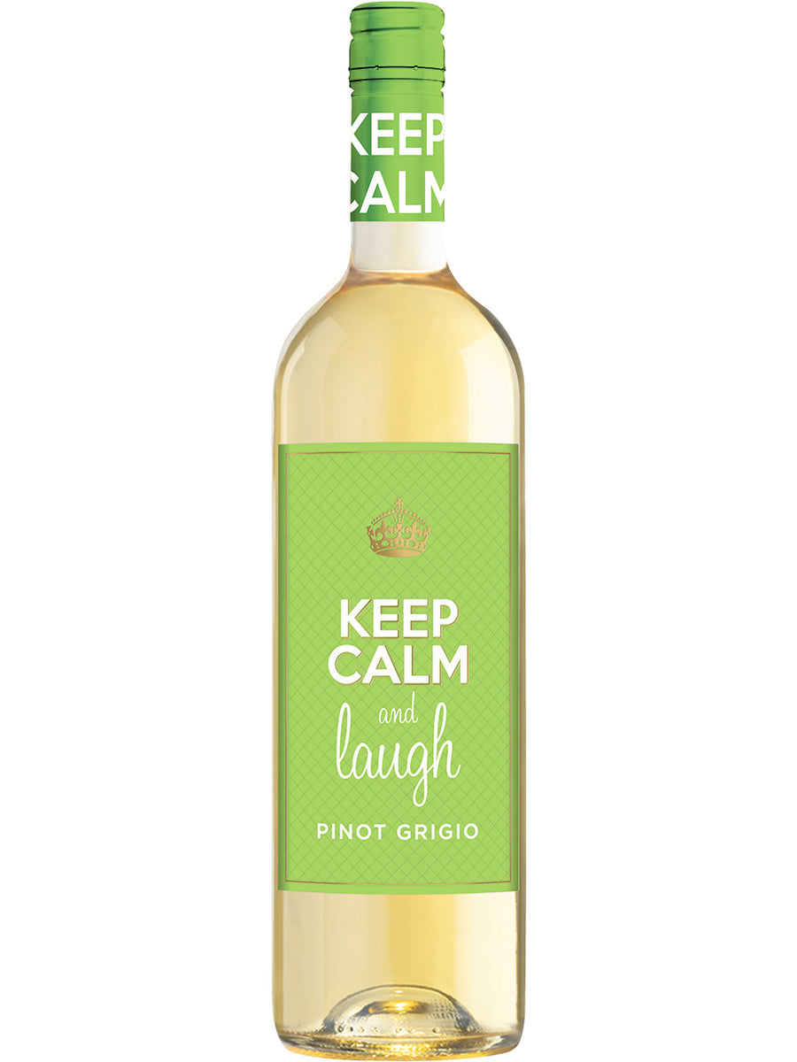 Wine keep Calm and Laugh Pinot Grigio (6x750ml) - Quecan