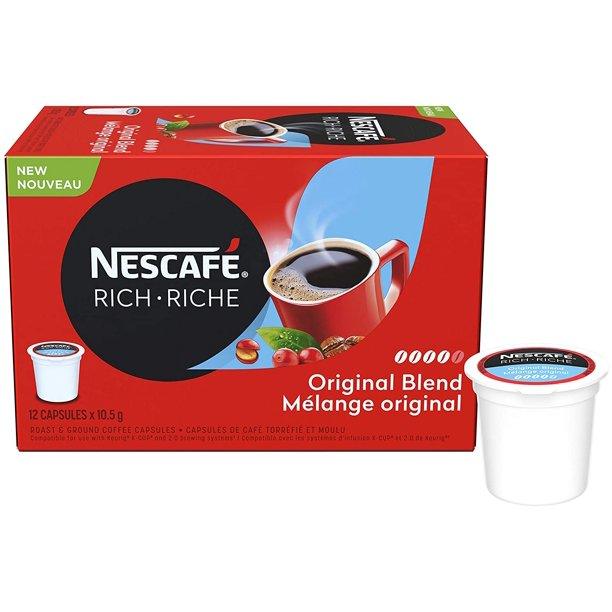 Nescafe (Orignal Blend) 12 CAP x 10.5 GM - Quecan