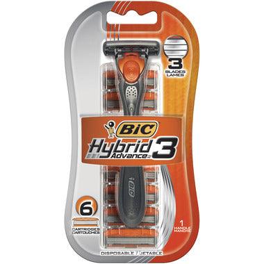 Bic Hybrid Advance - Advance 3 Blades (6 Cartridges) - Quecan