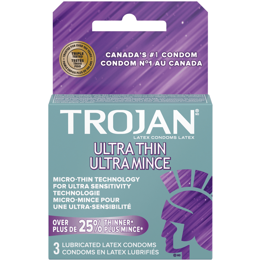 Trojan Condoms - Ultra Thin (Pack of 6) - Quecan
