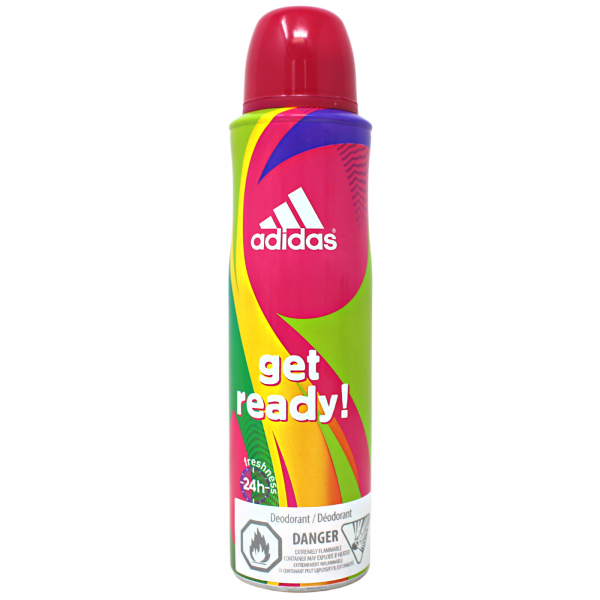 Adidas Women Body Spray Get Ready (150ml) - Quecan