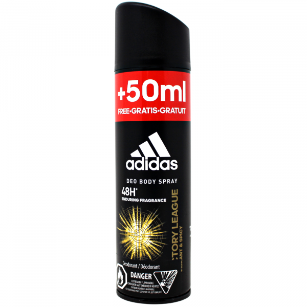 Adidas Men Body Spray  48h Victory League (200ml) - Quecan