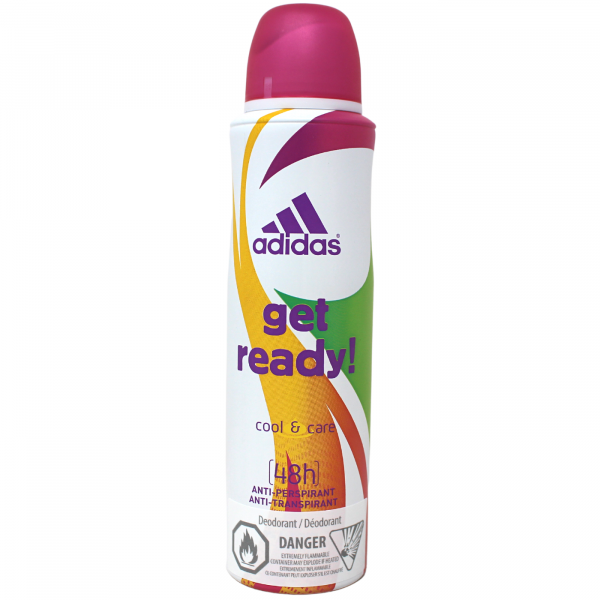 Adidas Women Body Spray Cool & Care Get Ready (150ml) - Quecan