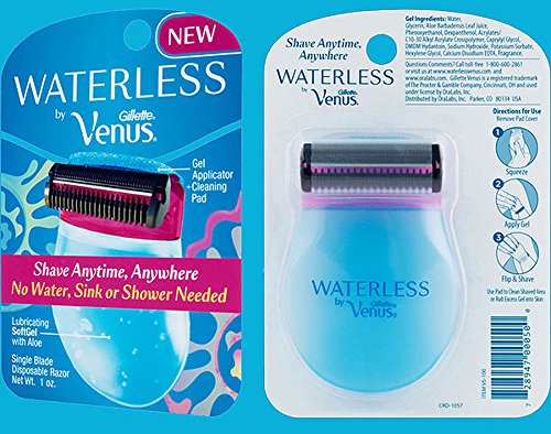 Gillette Waterless Venus Disposable Razors (Pack of 6) - Quecan