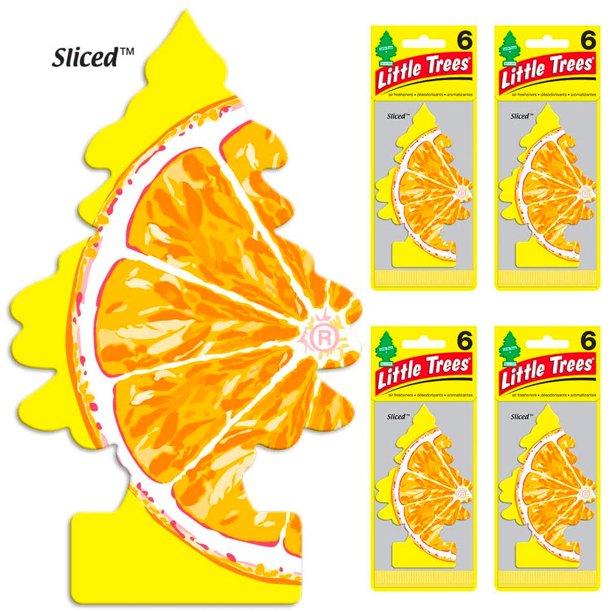 Little Trees Car Air Freshener (Pack of 24) Sliced - Quecan