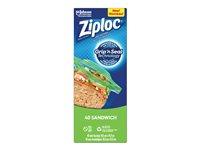 Ziploc Easy Open Tabs Sandwich Bags (Box of 40) - Quecan