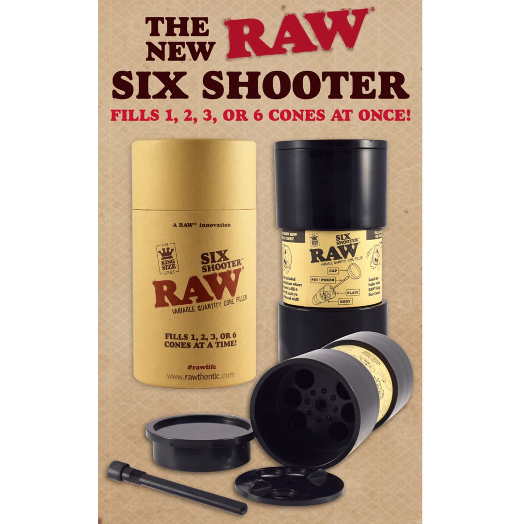 Raw King Size Six Shooter - Quecan