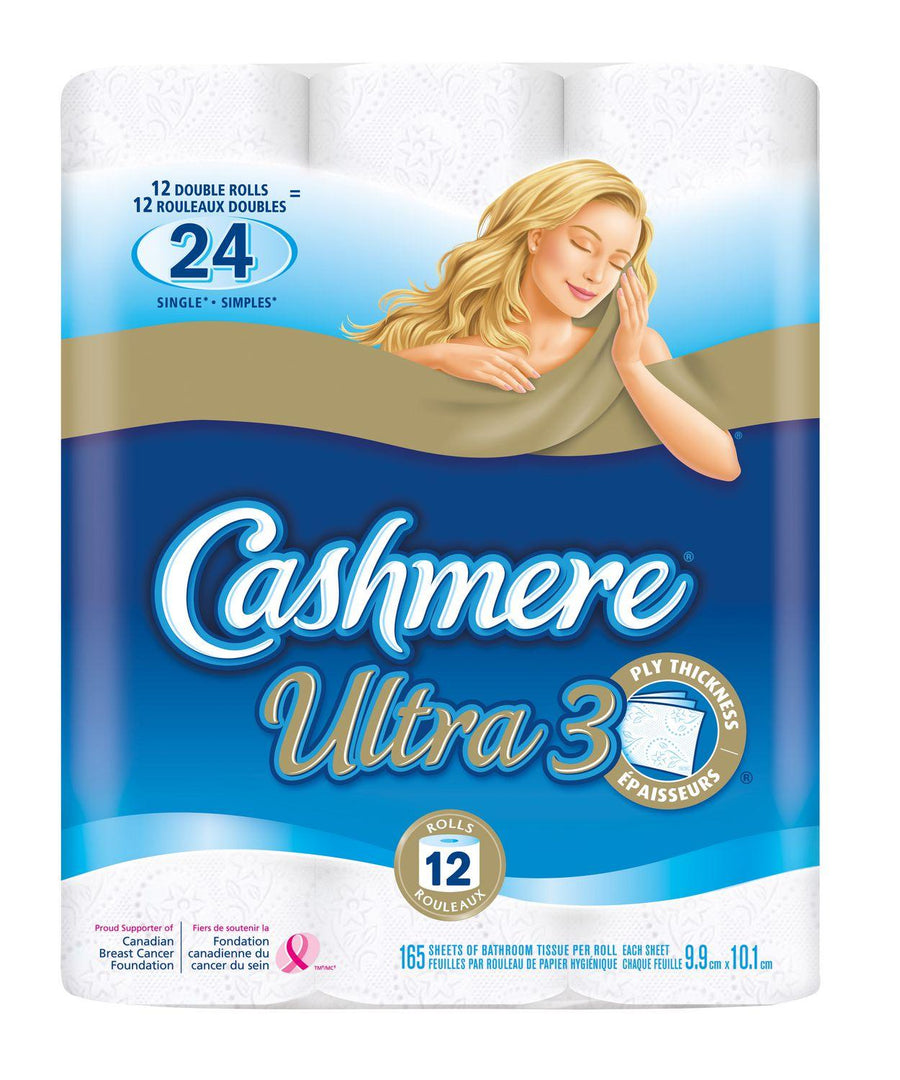 Cashmere -Toilet Paper (Pack of 4) 24 ROLLS - Quecan