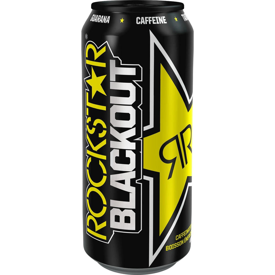 Rockstar Blackout - Energy Drink (12 x 473ml) (Can Dep) - Quecan
