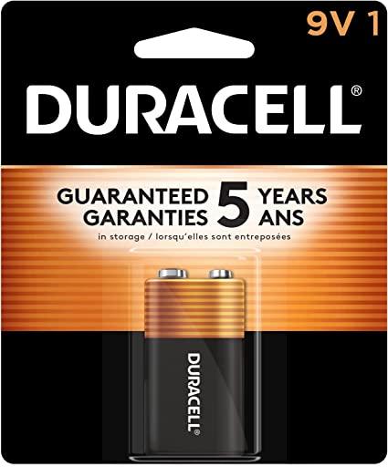Duracell - Copper-top 9V 1-Pack - Batteries (Pack of 12) - Quecan
