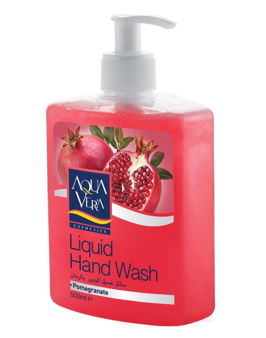 Aqua Vera Liquid Hand Wash 500ML Pomegranate - Quecan