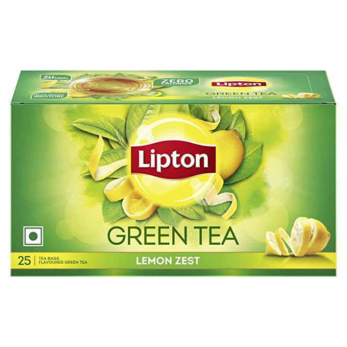 Lipton - Green Tea (25 Bags) Lemon Zest - Quecan