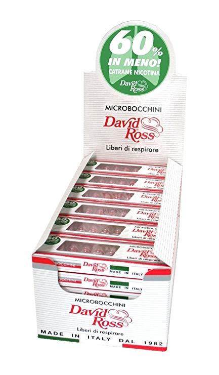 David Ross Regular 8mm - Cigarette Mini-Filters (Box 36) - Quecan