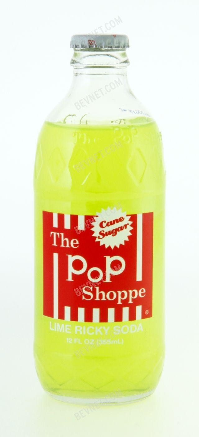 The Pop Shoppe Soft Drink - Lime Ricky (12 x 355ml) (Can Dep) - Quecan