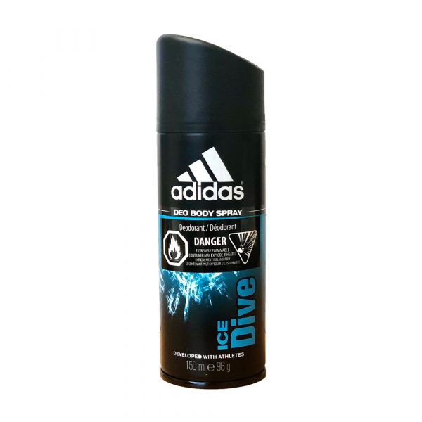 Adidas Body Spray -  Ice Dive (150ml) - Quecan